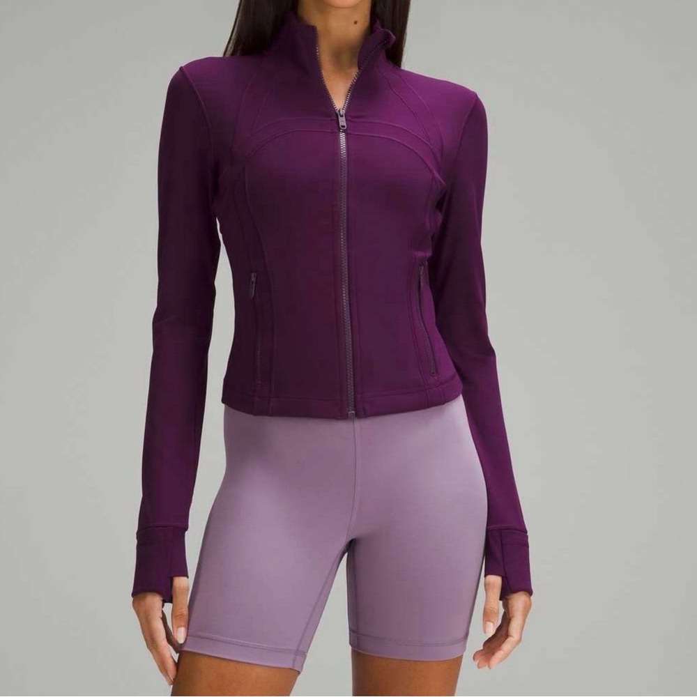 Lululemon Define Cropped Jacket Dramatic Magenta … - image 1
